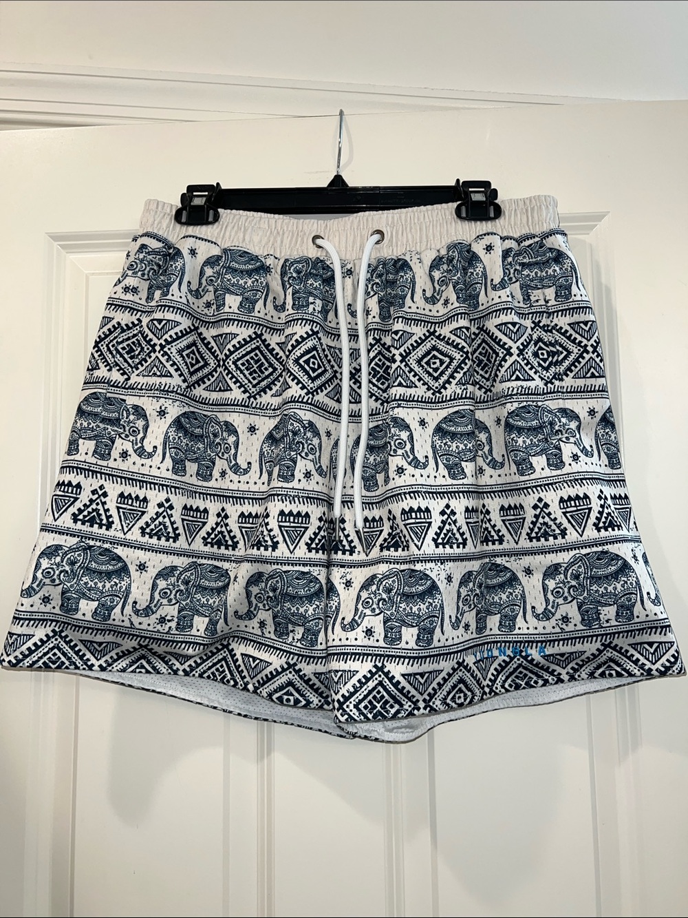 YoungLA White Mesh Athletic Shorts